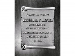 Photo of Award of Merit
