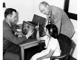 Photo of NMSD's first audiometer