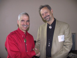 Photo of Dr. Stern & David Koss, Former Mayor of Santa Fe - 2006