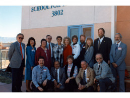 Photo of NMSD's ABQ Preschool's Ribbon Cutting Celebration - 1996