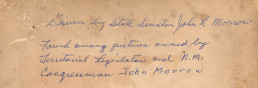 3rd School Building - Cerrillos - 1891 - Note 1