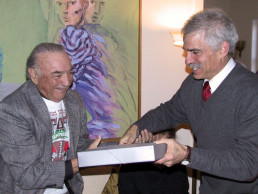 Photo of Dr. Delgado retiring from Board of Regents - 2006