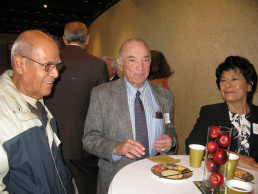 Photo of Dr. Delgado, Fiancé Toni Atencio & Ricardo Gonzales at Founder's Day - 2010