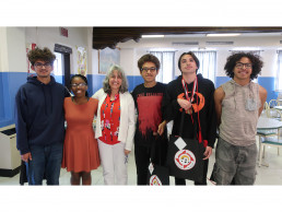 Photo of Seniors & Dr. Gallegos Scholarship Celebration